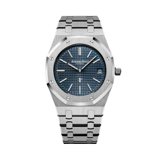 Audemars Piguet | Royal Oak Extra-Thin Smoked Blue Dial