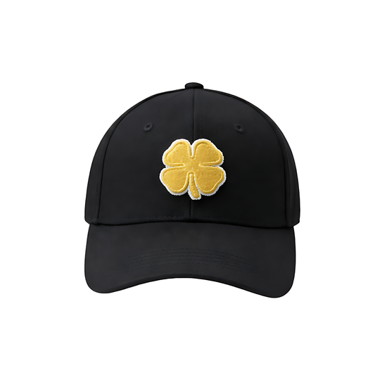 Clover Cap | Premium Yellow Black Baseball