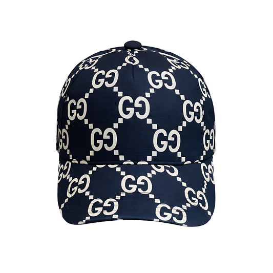 Gucci Cap | Gg Logo Jumbo Cap Blue