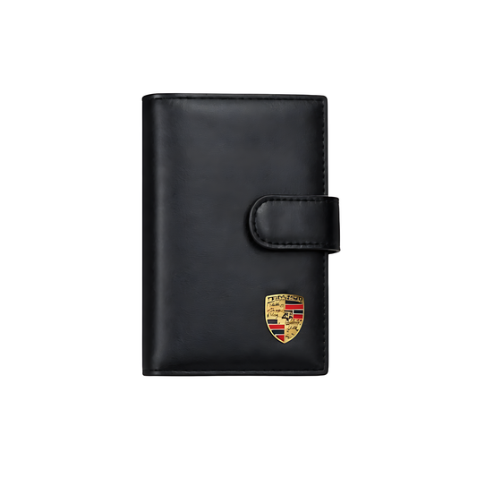 Porsche Wallet | Porche Black Leather