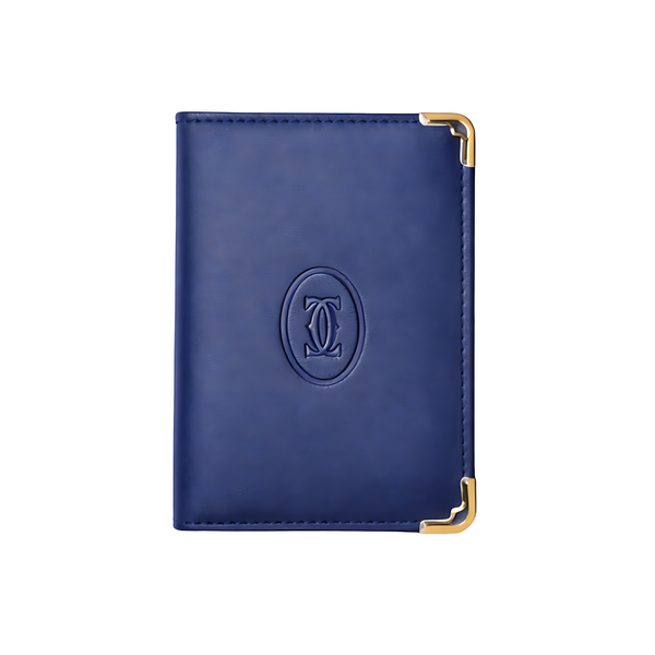 Cartier Wallet | Navy Blue Leather