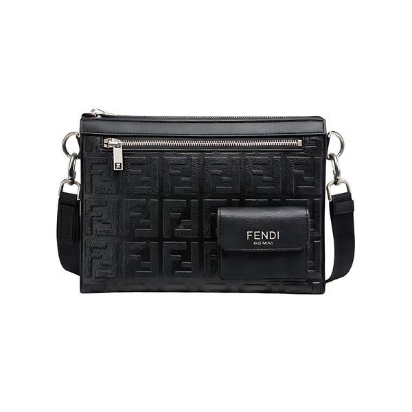 Fendi Pouch | Crossbody Black Leather