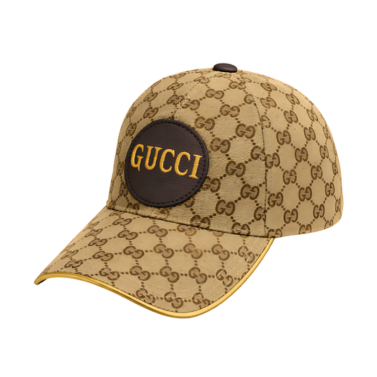 Gucci Cap | GG Logo Brown Cap Camel