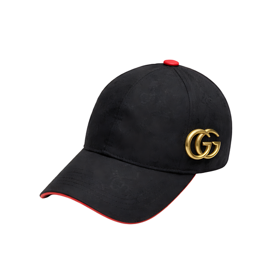 Gucci Cap | Gold Cap Patch Black