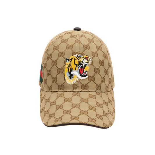 Gucci Cap | Tiger Gold Cap Camel